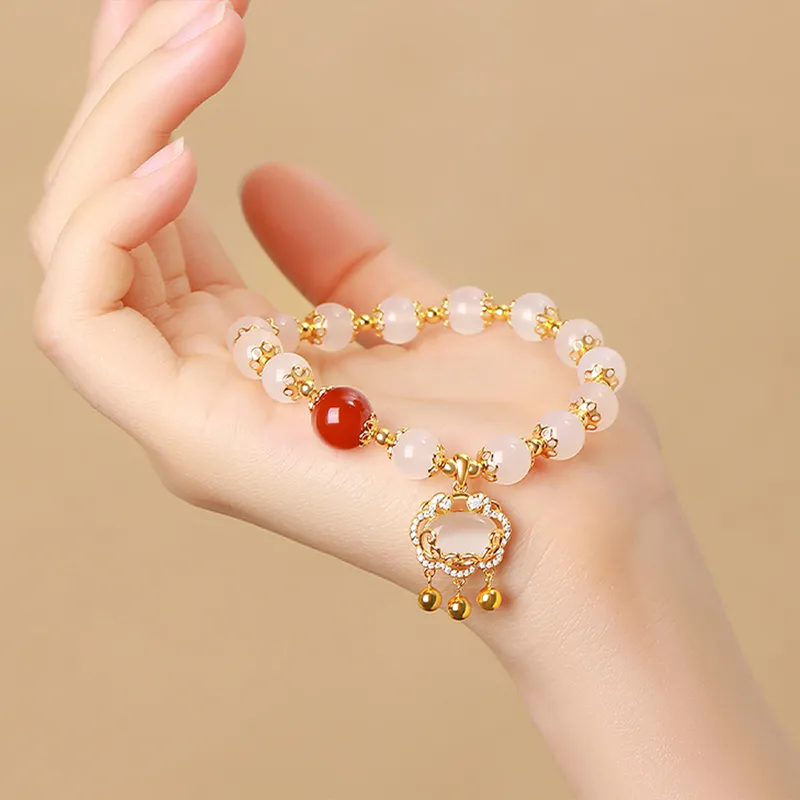 SINO GEM Chalcedony Bracelets Women's-3