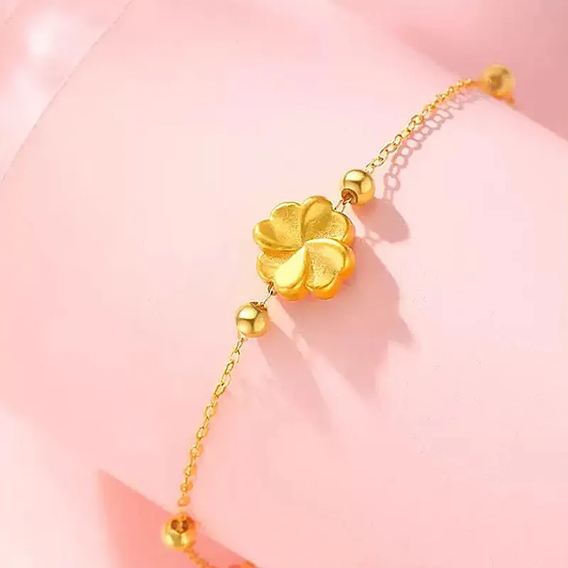 SINO GEM Gold Bracelet Women's-2