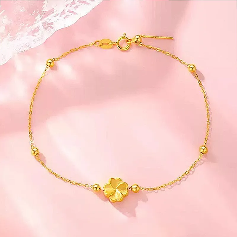 SINO GEM Gold Bracelet Women's-1