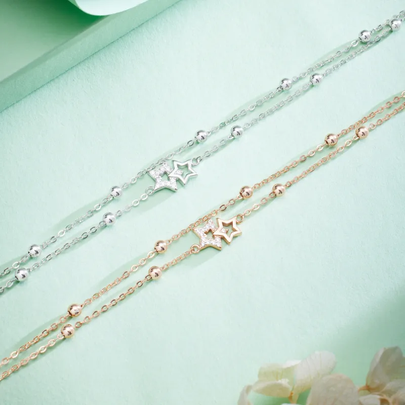 SINO GEM 925 Sterling Silver Bracelets Women's-2