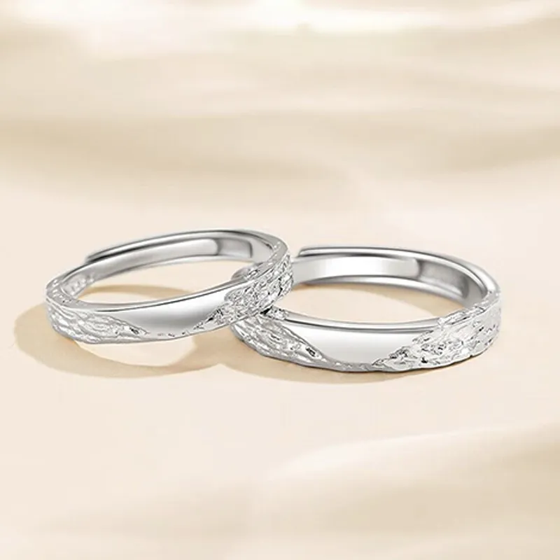 SINO GEM Sterling Silver Rings Unisex-2