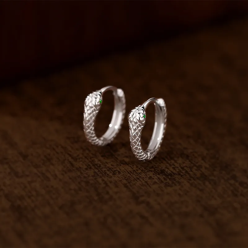 SINO GEM 999 Fine Silver Earrings Women's-1