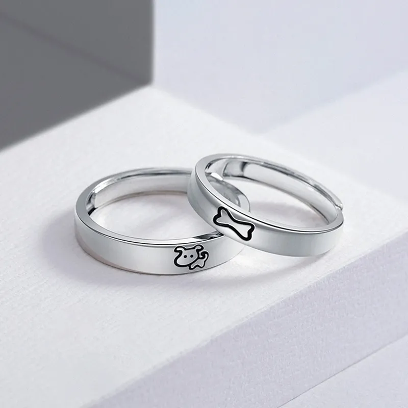 SINO GEM 999 Fine Silver Rings Unisex-13