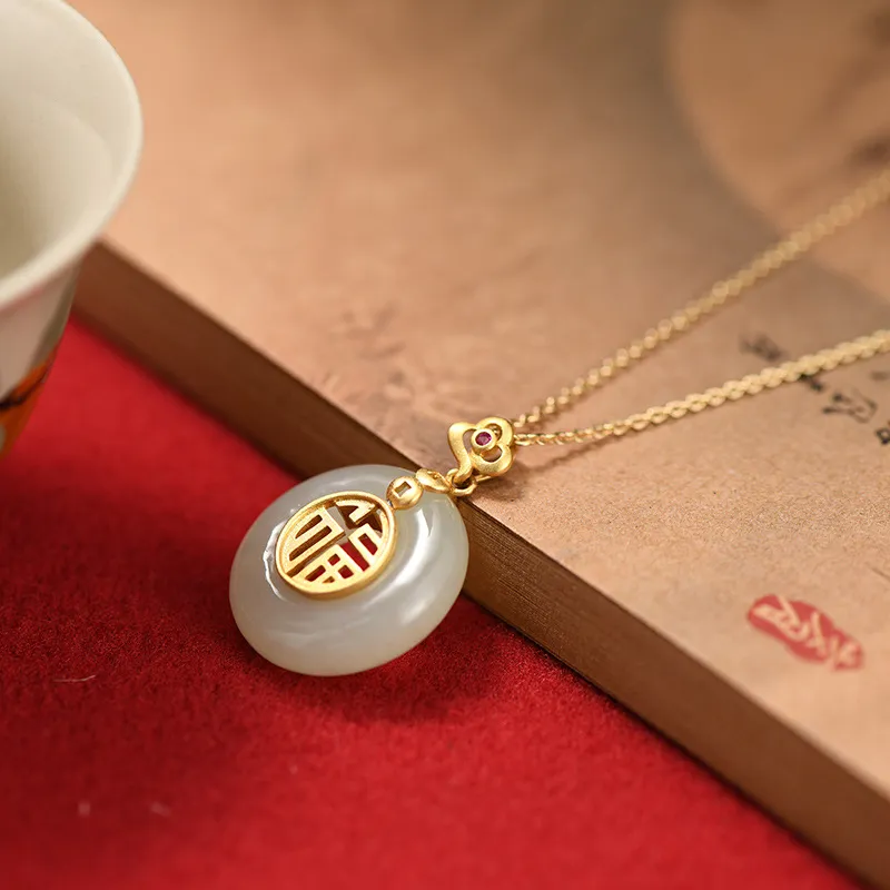 SINO GEM Chalcedony Necklaces Women's-2