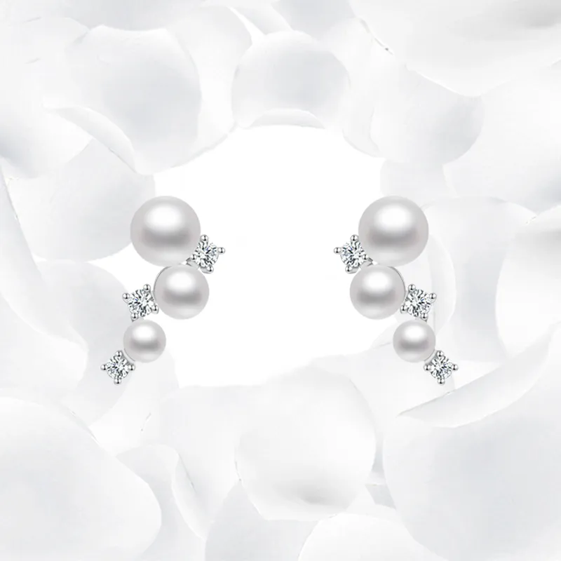 Chinese Jewelry 925 Sterling Silver Earrings Women's-1