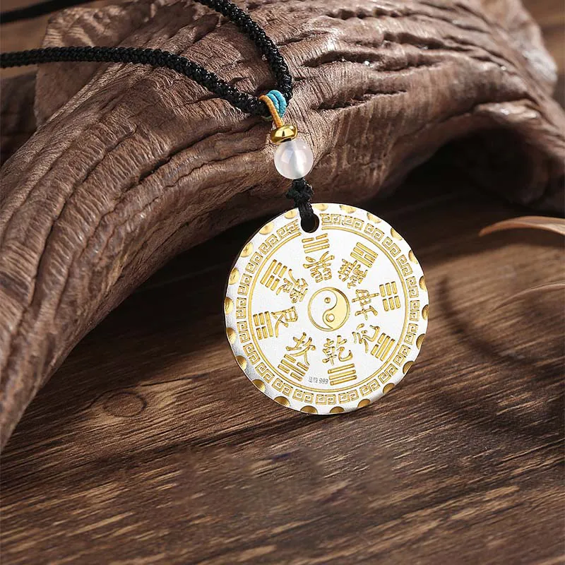 SINO GEM 999 Fine Silver Necklaces Unisex-2