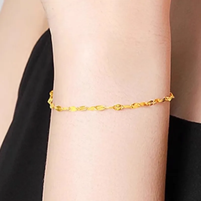 SINO GEM Gold Bracelet Women's-4