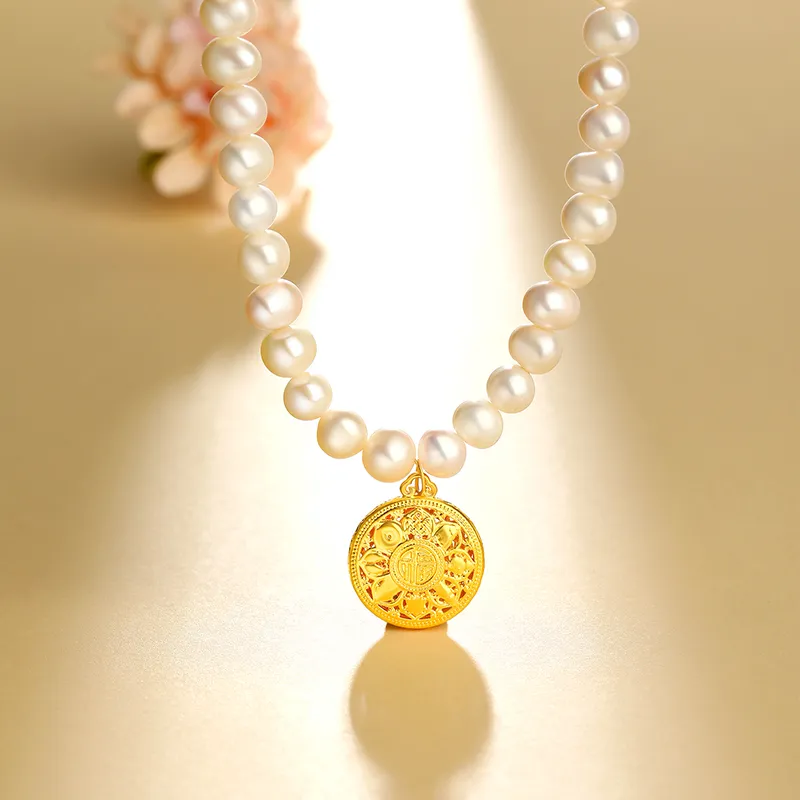 SINO GEM Pearl Necklaces Women's-1