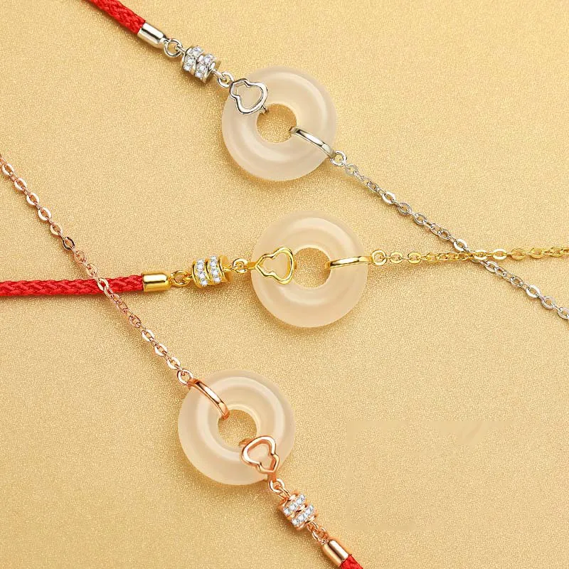 SINO GEM Chalcedony Bracelets Women's-2