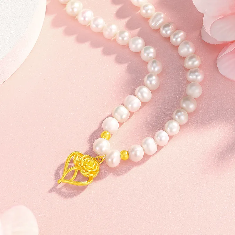 SINO GEM Pearl Necklaces Women's-3