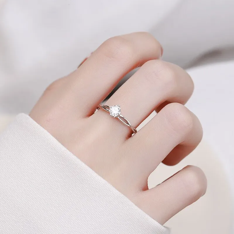 SINO GEM 999 Fine Silver Rings Women's-4