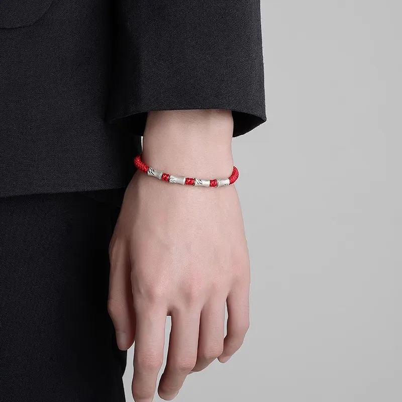 SINO GEM Sterling Silver Bracelets Men's-8
