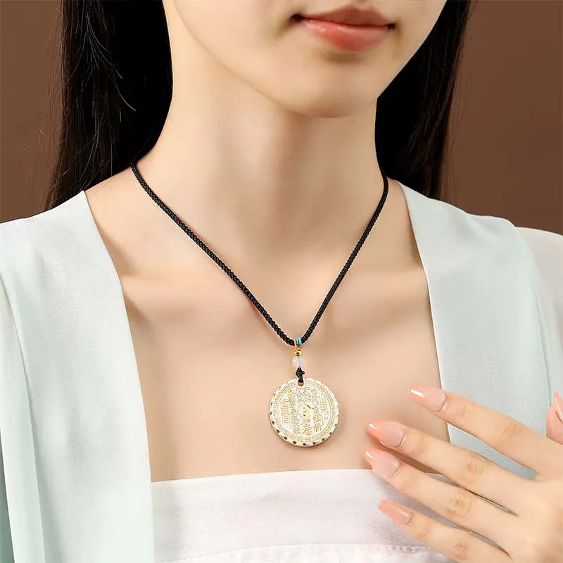 SINO GEM 999 Fine Silver Necklaces Unisex-4