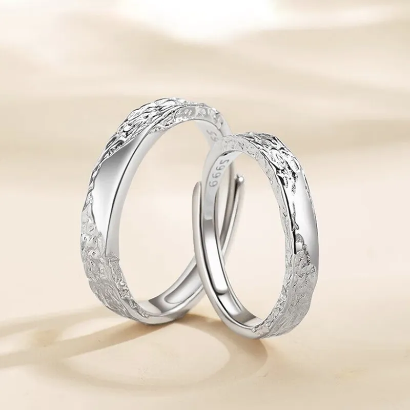 SINO GEM Sterling Silver Rings Unisex-1