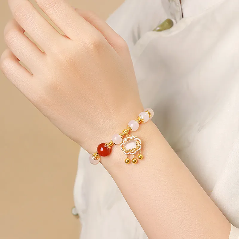 SINO GEM Chalcedony Bracelets Women's-4