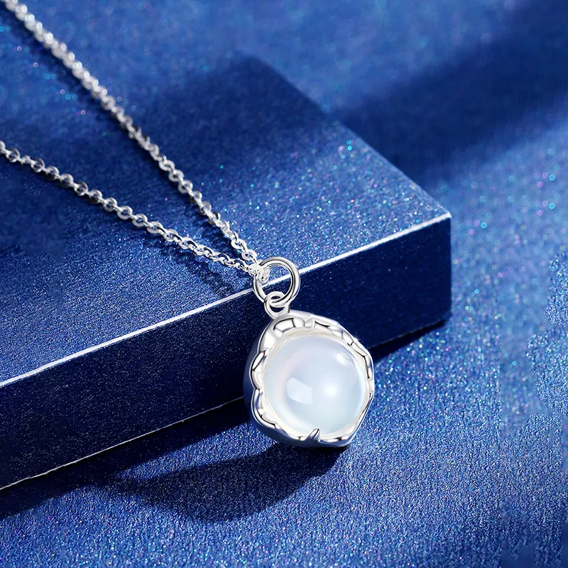 SINO GEM Chalcedony Necklaces Women's-5