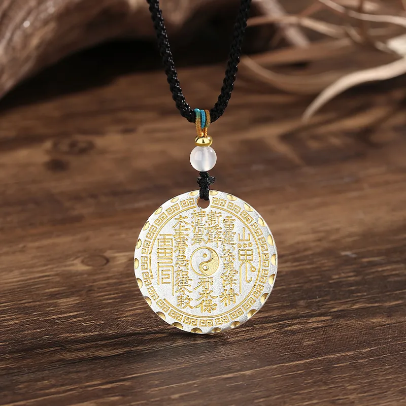 SINO GEM 999 Fine Silver Necklaces Unisex-1