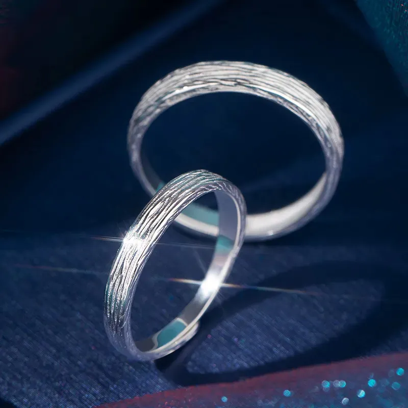 SINO GEM 999 Fine Silver Rings Unisex-2