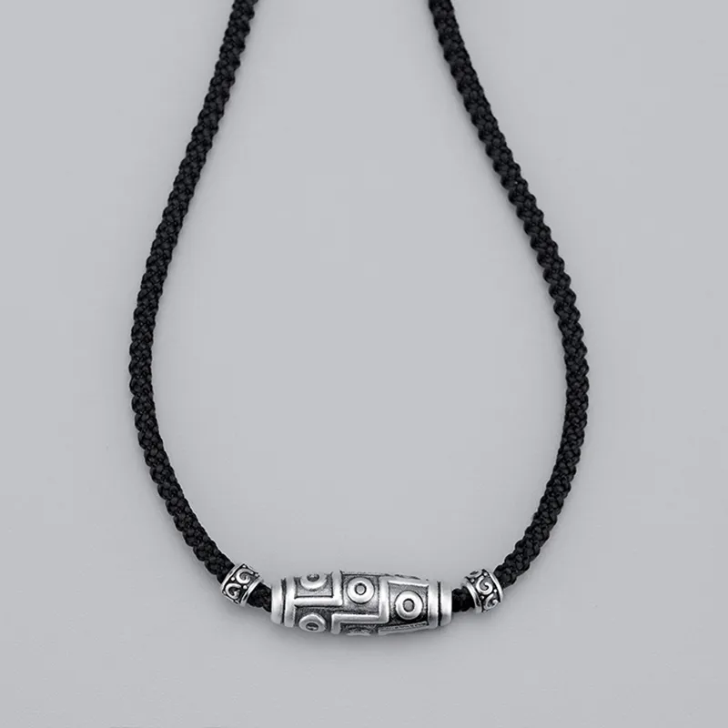 SINO GEM 999 Fine Silver Necklaces Men's-1