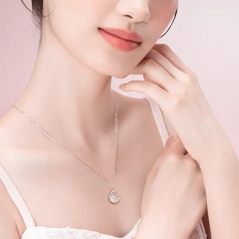 SINO GEM Chalcedony Necklaces Women's-2