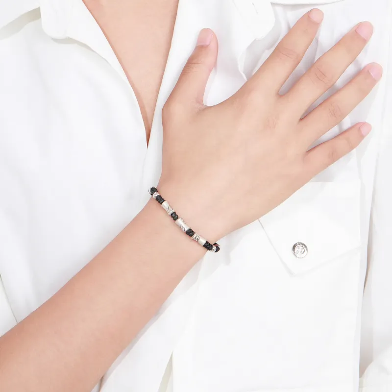 SINO GEM Sterling Silver Bracelets Men's-4