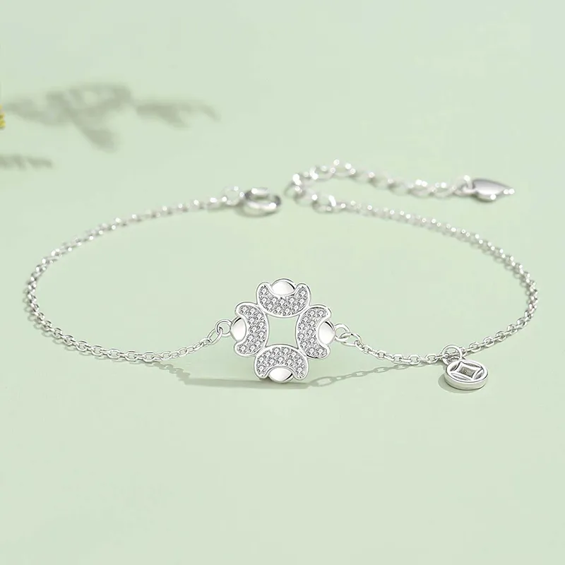 SINO GEM 925 Sterling Silver Bracelets Women's-2