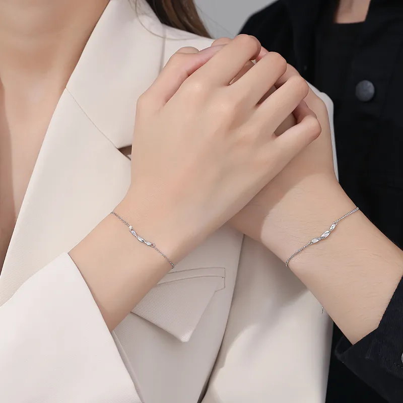 SINO GEM 999 Fine Silver Bracelets Unisex-4