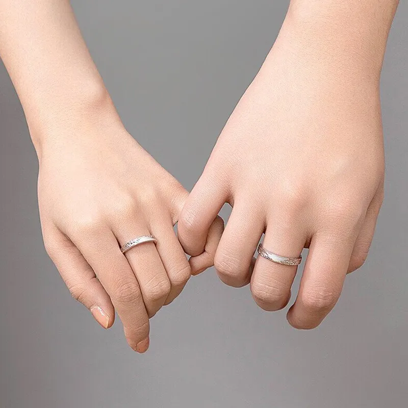 SINO GEM Sterling Silver Rings Unisex-4