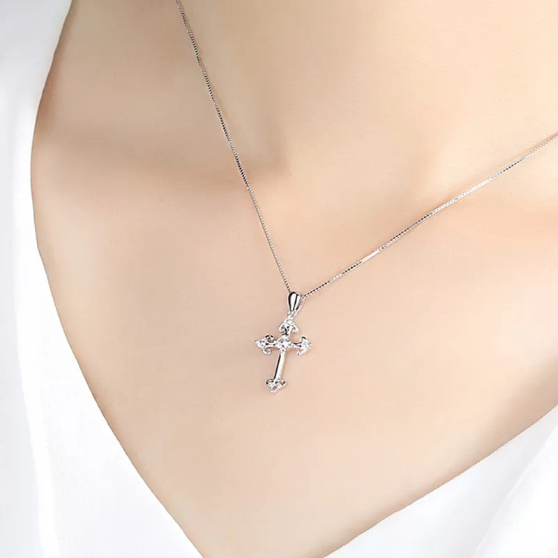 SINO GEM 999 Fine Silver Necklaces Unisex-4