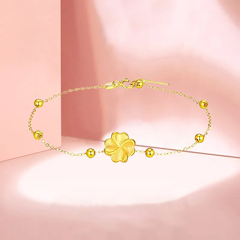 SINO GEM Gold Bracelet Women's-4