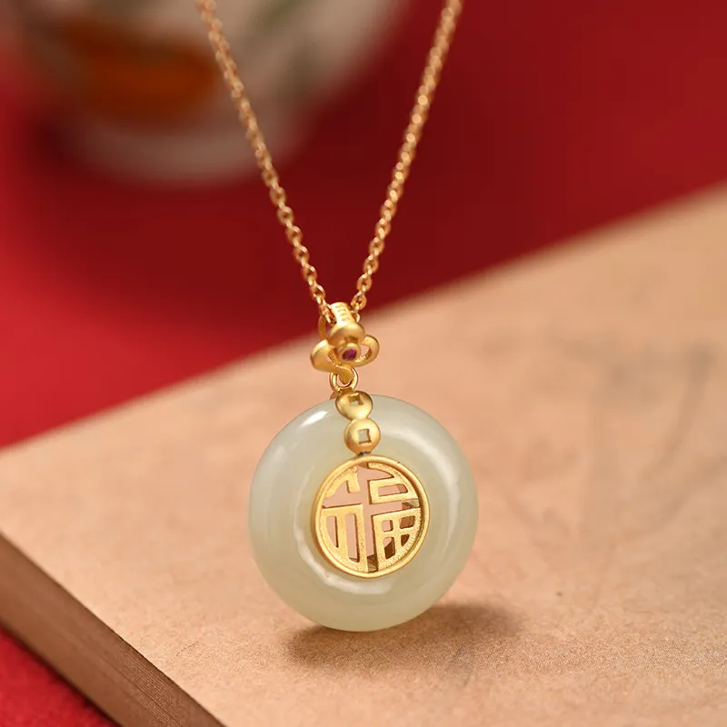 SINO GEM Chalcedony Necklaces Women's-1