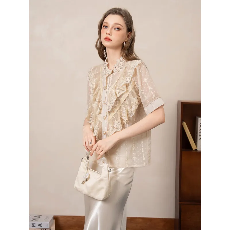 BANANA BABY Shirt Women's Apricot-3