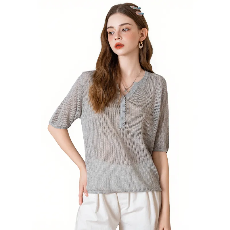 BANANA BABY Knitwear Women's Light Gray-2