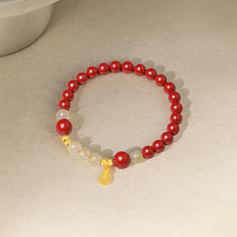 ZHOU LIU FU Cinnabar Bracelets Women's-4