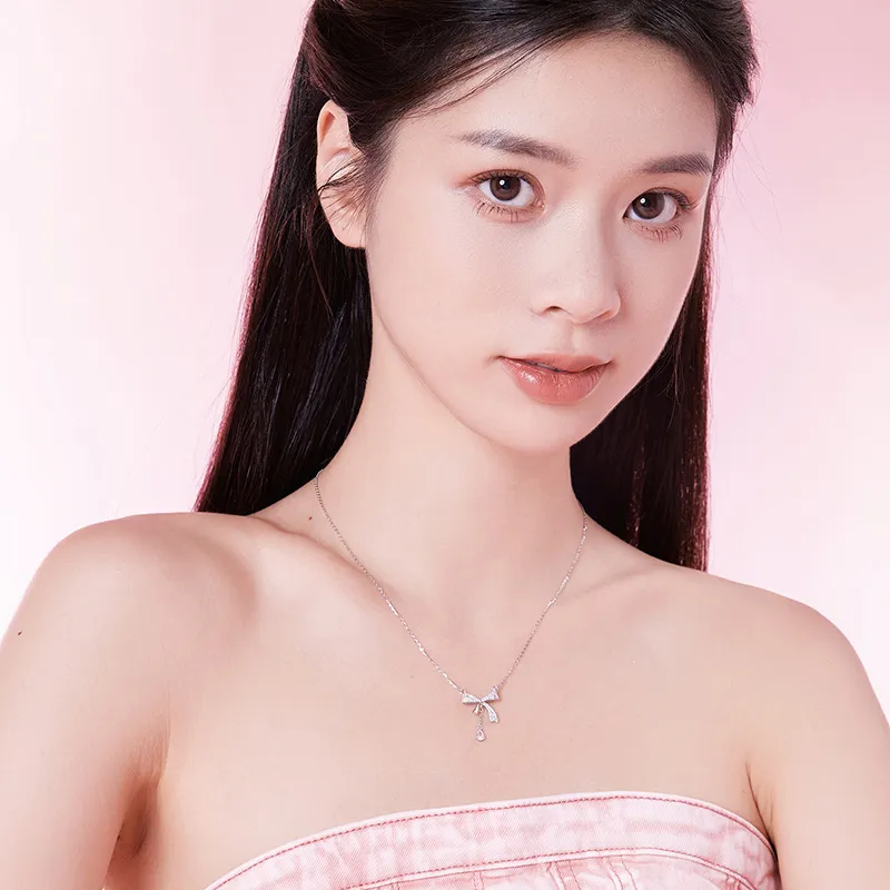 ZHOU LIU FU S925 Silver Necklaces Women's-4