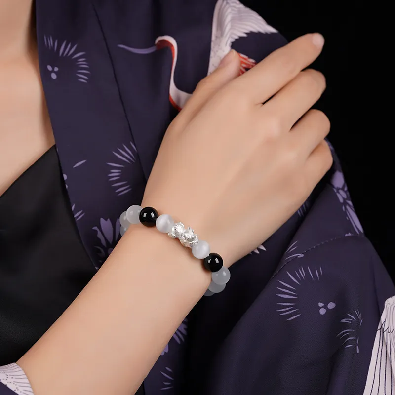 YANGENGNIAN Cat's Eye Stone Bracelets Unisex-5