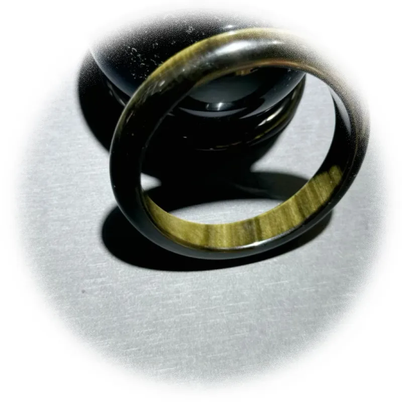 YANGENGNIAN Obsidian Bangles Unisex-3
