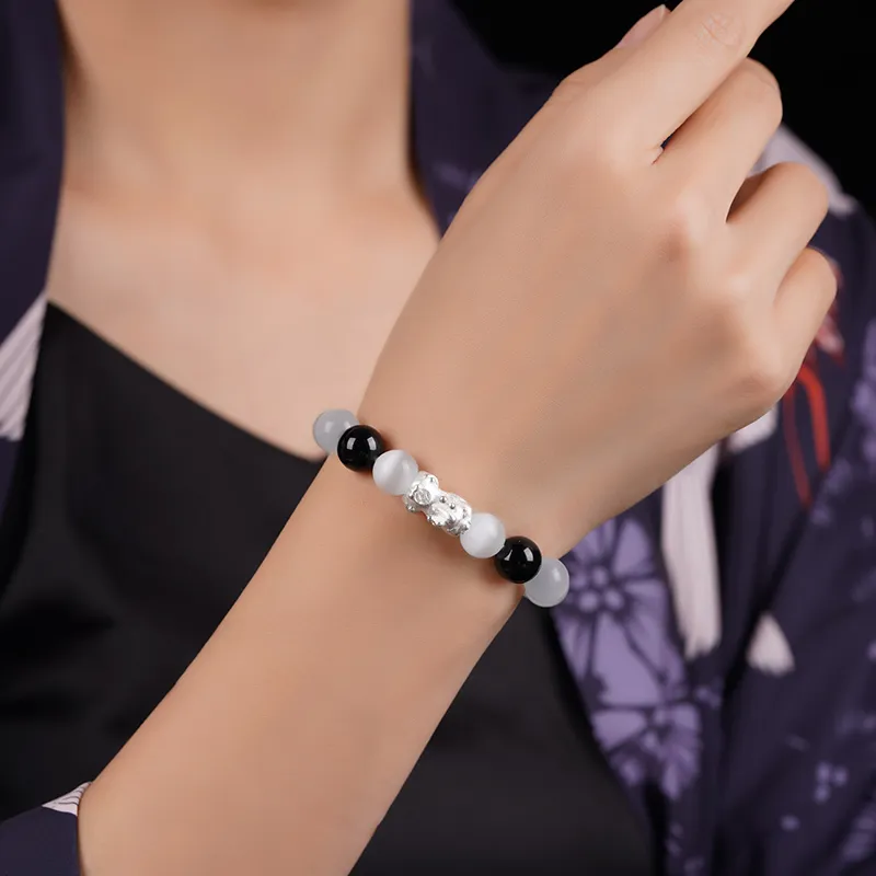 YANGENGNIAN Cat's Eye Stone Bracelets Unisex-4