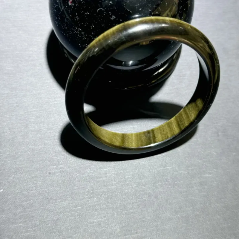 YANGENGNIAN Obsidian Bangles Unisex-1