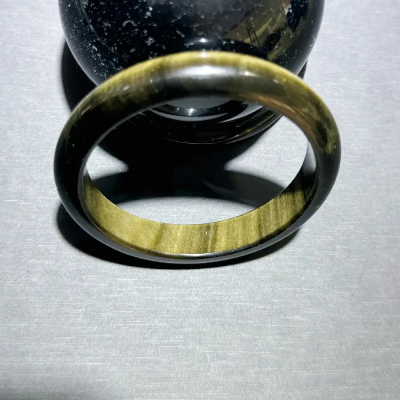 YANGENGNIAN Obsidian Bangles Unisex-2