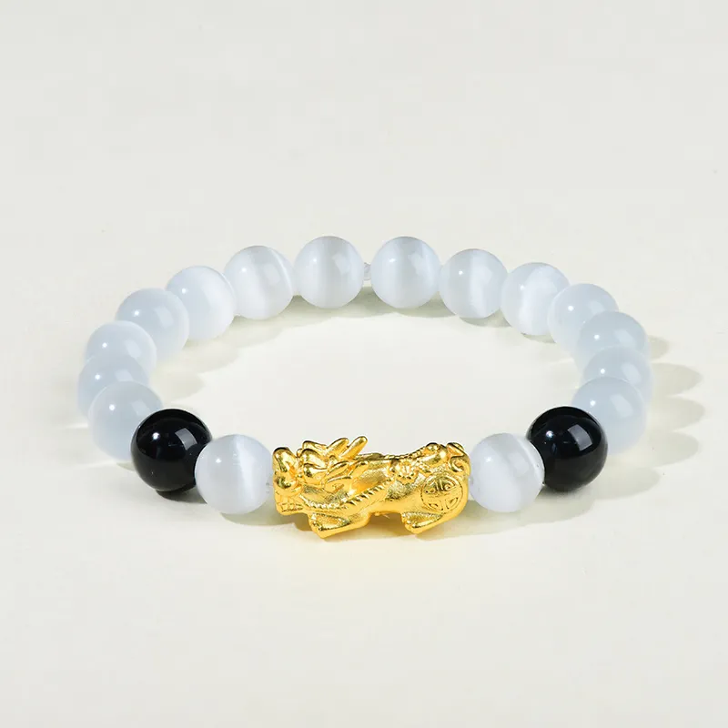 YANGENGNIAN Cat's Eye Stone Bracelets Unisex-1