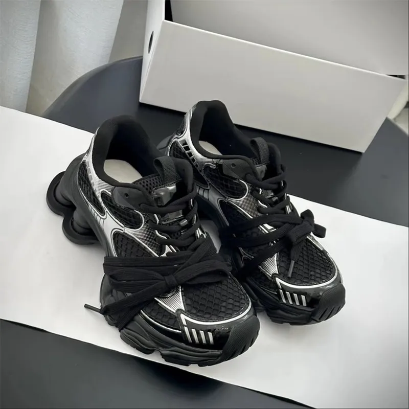 NTOZE Shock Absorbers With Slip Resistant And Abrasion Resistant Properties Chunky Sneakers Women's-1