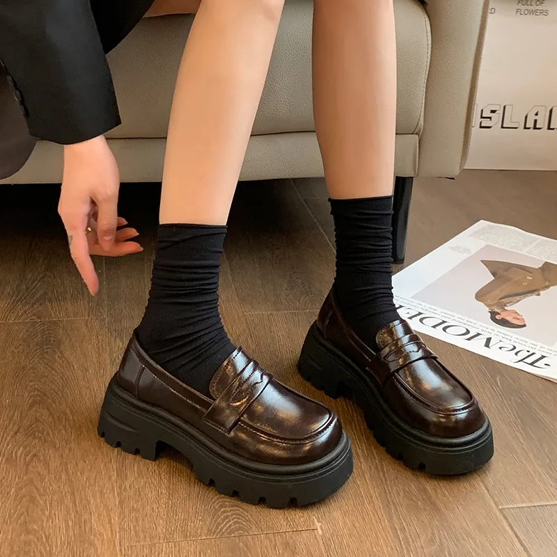 NTOZE Loafers Women's Black-9