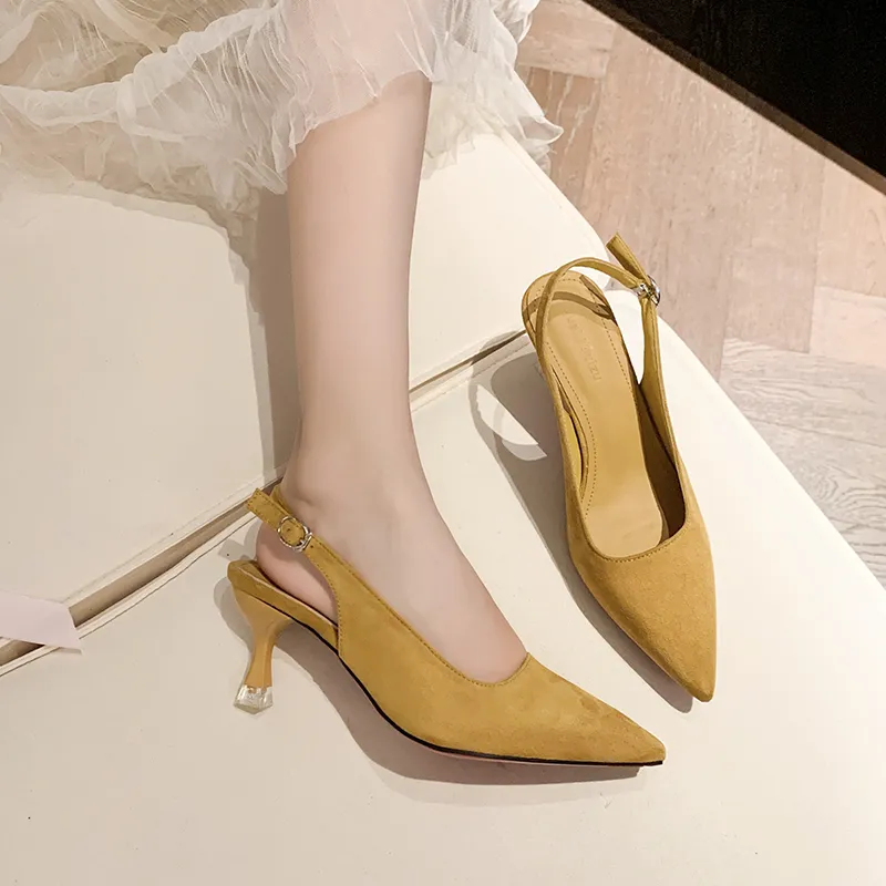 NTOZE Chunky Heel High Heels Women's-15