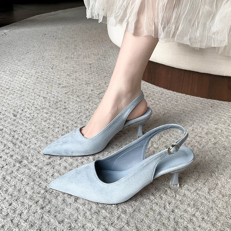 NTOZE Chunky Heel High Heels Women's-10