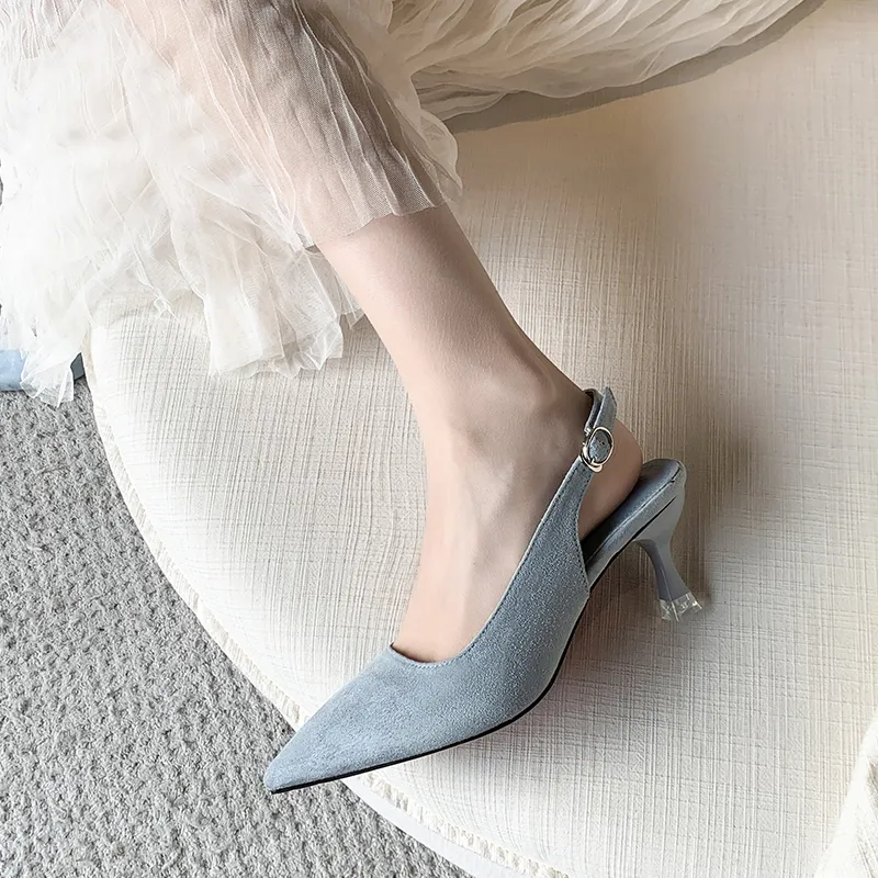 NTOZE Chunky Heel High Heels Women's-12