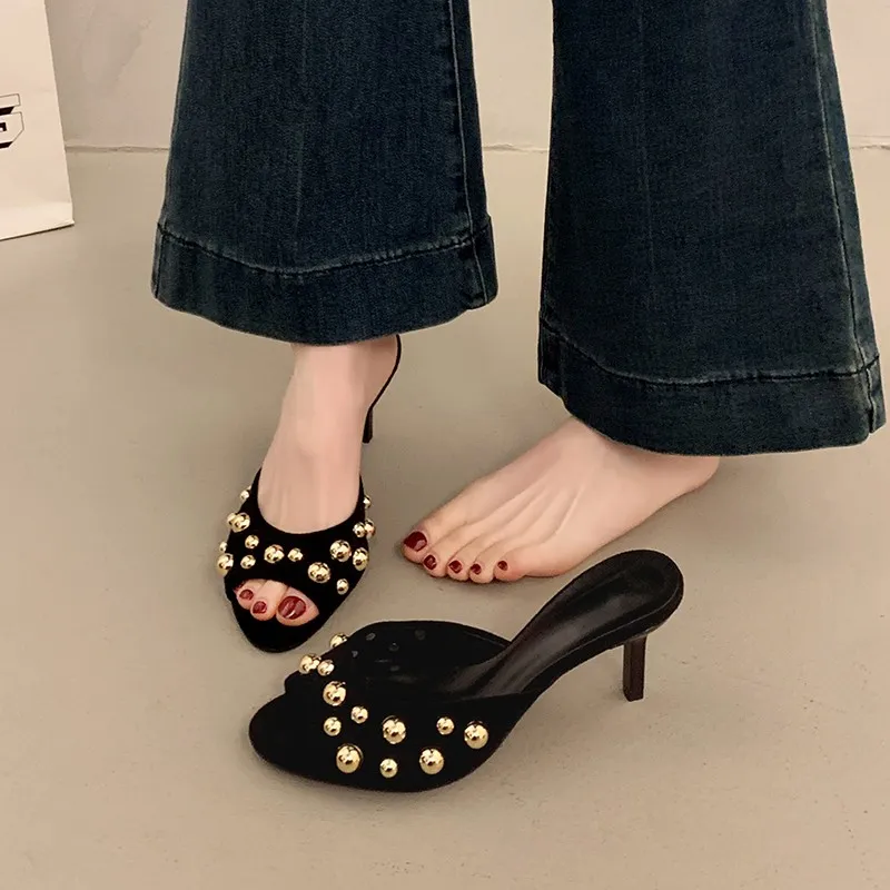 NTOZE Abrasion-Resistant Slide Slippers Women's Black Gift Box Set-2