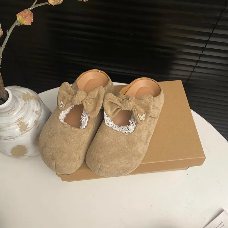 NTOZE Quiet Abrasion Resistant Closed Toe Slippers Women's-9