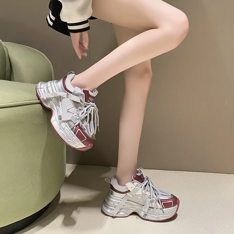 NTOZE Low Top Chunky Sneakers Unisex-8