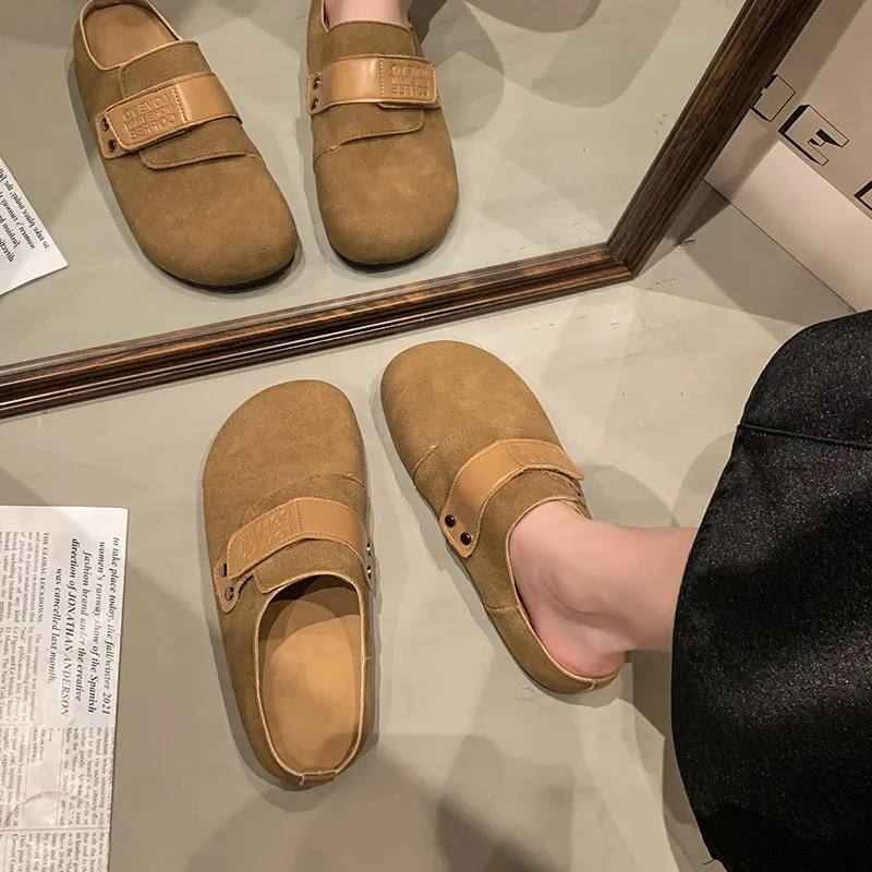 NTOZE Abrasion Resistant Slip Resistant Closed Toe Slippers Women's-11